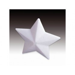 Polystyrenová hvězdička 15 cm špičatá