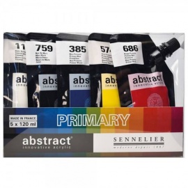 Sada akrylových barev Abstract Sennelier - primární odstíny