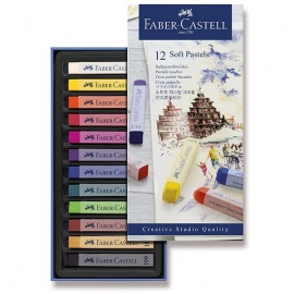 Suché křídy 12 ks  - Faber-Castell