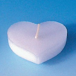 Forma pro plovoucí svíce 6ks srdce