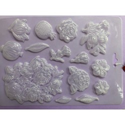 Forma Stamperia A4 květinové motivy