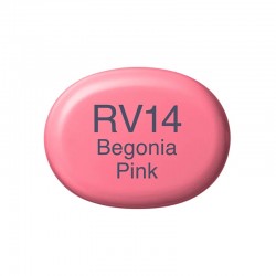 Copic marker sketch - Begonia Pink - RV14