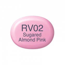 Copic marker sketch - Sugared Almond Pink - RV02
