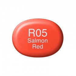 Copic marker sketch - Salmon Red - R05