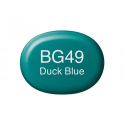 Copic marker sketch - Duck Blue - BG49