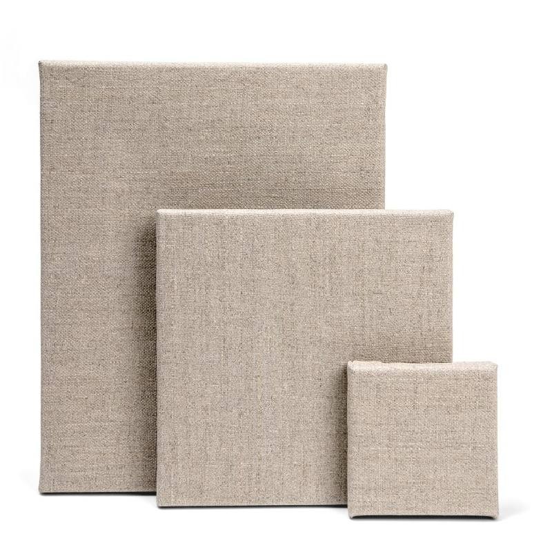 Plátno malířské lněné 60 × 80 cm – šepsované 3× transparentním šepsem