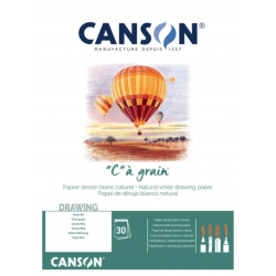 Blok C à grain A4, 125 g, lepená vazba