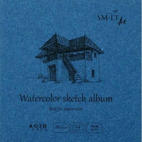Blok Watercolor 9 x 9 cm – 260 g, 24 listů