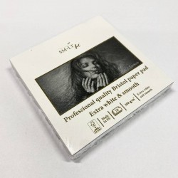 Blok bristol 9 × 9 cm, 300 g, 20 listů