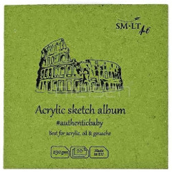 Blok Acrylic Sketch Album 9 x 9 cm, 290 g, 20 listů